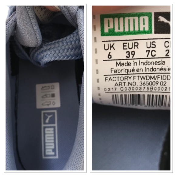 NWOB Puma Suede Heart in cornflower blue - Picture 8 of 8